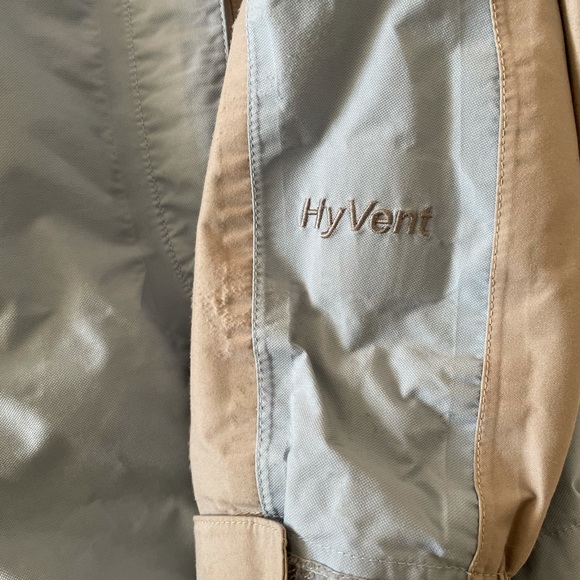 BLUE AND GREY NORTH FACE HYVENT OUTERWEAR TECHNICAL JACKET - Picture 7 of 7